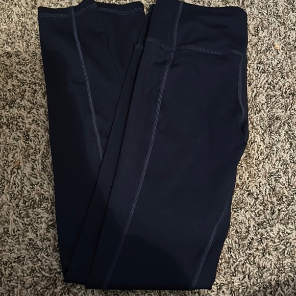 navy varsity leggings - Picture 1 of 2
